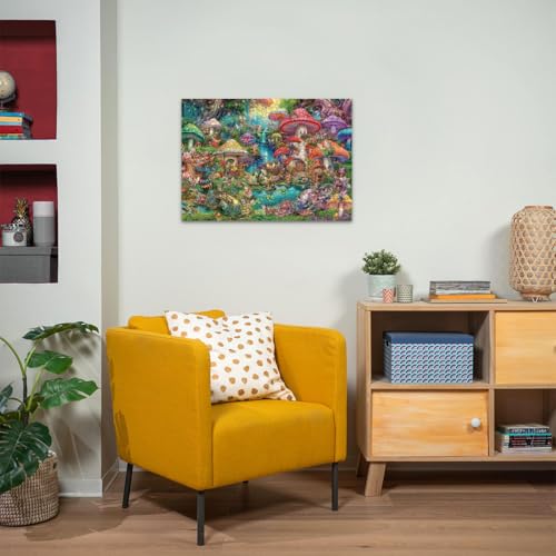 Ravensburger Puzzle Adulte Puzzle 1000 pièces Le Village de ChampignonsAimee Stewart Adultes et Enfants à partir de Puzzle de qualité supérieure Fantaisie 12001258 - vue 5