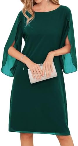 GRACE KARIN Womens Formal Wedding Guest Dress 2026 Chiffon Cockta...