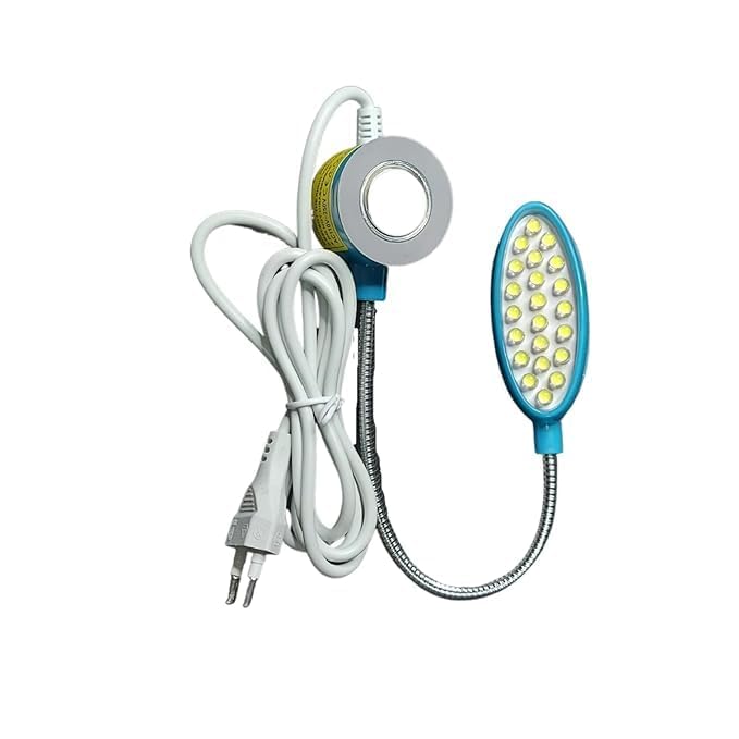 BENTLY Y 21A Sewing Machine LED Light adjustable, Flexible Silicone Gooseneck,Smart, Magnetic Base, Working Lamp for Home Study & Sewing Machine Accessories (22 LED)