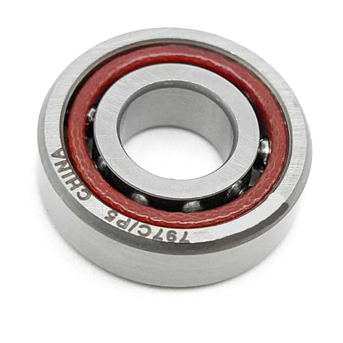 Roulement à contact oblique contre les vibrations de broche CNC 7x17x5mm