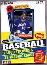 1986 Fleer Cello Baseball Box (24 Packs)