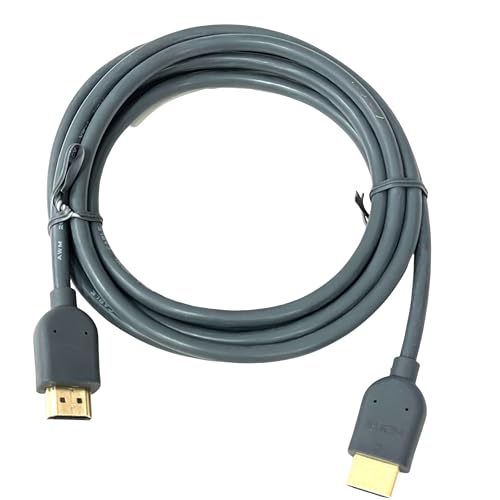 OPAX51 Cable HDMI 2m Alta Velocidad Compatible con Television, consolas, PC Gaming, Portátiles, color Gris 51hdmi2