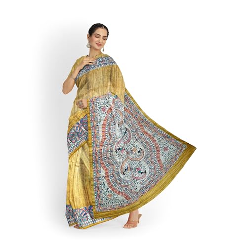 Generic tussar silk saree in tussar silk – image 2