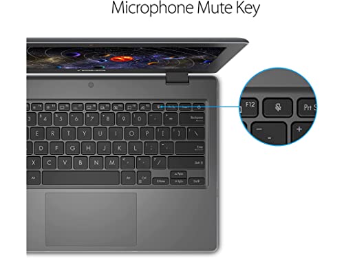 Asus 2022 11.6" Hd Business Laptop, Intel Celeron N4500 Processor, 4Gb Ram, 64Gb Emmc, Webcam, Intel Hd Graphics 500, Bluetooth, Windows 10 Pro, Dark Grey, 32Gb Snowbell Usb Card #TOP3
