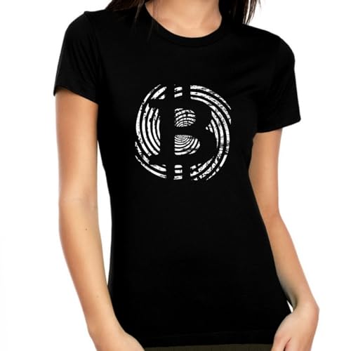 Bitcoin Shirt for Women Bitcoin Logo Crypto Shirt Cryptocurrency Bitcoin Gift BTC Womens Bitcoin Clothing