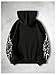 SHENHE Men's Zip Up Graphic Hoodie Long Sleeve Drawstring Thermal Jacket Sweatshirt Gothic Black XX-Large
