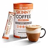 Skinny Coffee Super Boost Weight Loss Coffee, Belly Fat Burner for Women & Men, Sugar-Free Keto Vegan, Reduces Bloating, Supports Energy & Metabolism, Appetite & Cravings Control (30 Servings)