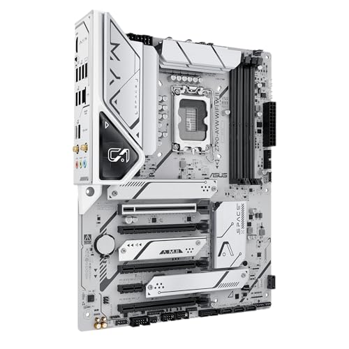 Z790-AYW WiFi W II Intel Z790 (LGA 1700) ATX Scheda madre con PCIe® 5.0, 3X M.2, 12+1 DrMOS, DDR5, WiFi 6, 2.5Gb LAN, HDMI, USB 10Gbps Type-C®, USB 10Gbps Type-C®, Thunderbolt™, USB4®, Aura Sync - Scheda madre - Immagine 1