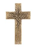 Modernes Wandkreuz aus Bronze - Original Andrea Zrenner