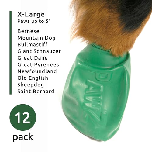 Pawz Durable All Weather Dog Boots - X Large