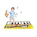 Produktbild Hankyky Baby Musikmatte Baby Früherziehung Musik Klaviertastatur Teppich Tier Decke Touch Spielen Sicherheit Lernen Singen Lustiges Spielzeug für Kinder Klavier Pad Spielzeug Decke Matte 72 * 29 cm