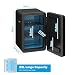 MoraRise Mini Fridge 22L/30 Cans Portable Cooler & Warmer Mini Fridge for Bedrooms with Adjustable Shelves, AC+12V DC Small Fridges for Office, Car, Travel,Home, Skincare, Drinks & Cosmetics (Black)