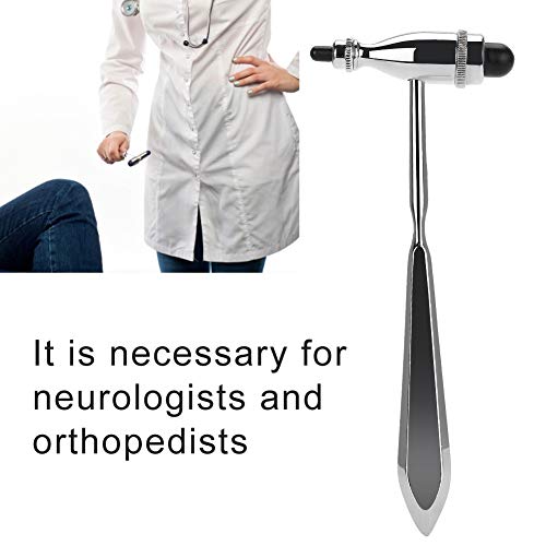 Neurologischer Hammer, Medizinische Percussion Reflexhammer, Muscle Reflex Diagnose Hammer mit Zinklegierung Griff, Bein Rücken Entspannung Massage Werkzeug für Hautreflexe Oberflächenreaktion