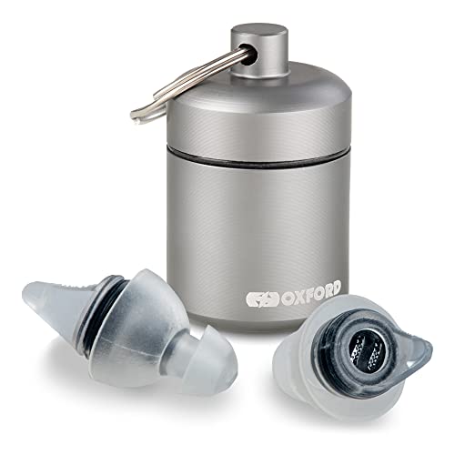 Oxford FilterBuds Hypoallergenic Reusable Motorcycle Hearing Protection Earplugs