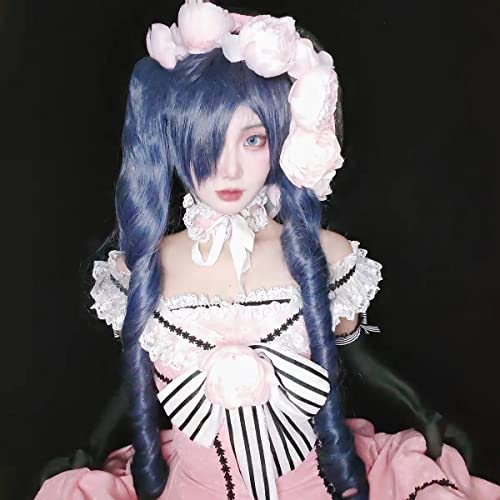 Perruque Ciel Phantomhive bleu gris idéale pour vos conventions et shooting - 5