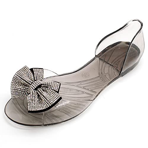 Women/Men Open Toe Striped Anti-Slip Summer House Slippers for Couples Soft Slip On Unisex Indoor Sliders