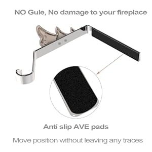 Christmas Stocking Holder for Mantle, Reusable Christmas Stocking Hooks, No-Damage Xmas Hanger for Fireplace Mantle Grip Stand Christmas Decoration Ornaments Hanging Shelf Floor Christmas Stocking Holder for Mantle Reusable Christmas Stocking Hooks No Damage Xmas Hanger for Fireplace Mantle Grip Stand Christmas Decoration Ornaments Hanging Shelf Floor