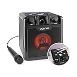 ★ JUEGUE CON LOS PADS DE BATERÍA: Este altavoz de karaoke está equipado con pads de batería que satisfarán a jóvenes y mayores por igual. Depende de usted crear sus propios ritmos con esta opción de batería electrónica absolutamente adictiva. Juguetón y divertido, este kit de karaoke con micrófono y altavoz ayudará a sus hijos/as a desarrollar sus habilidades motrizes.