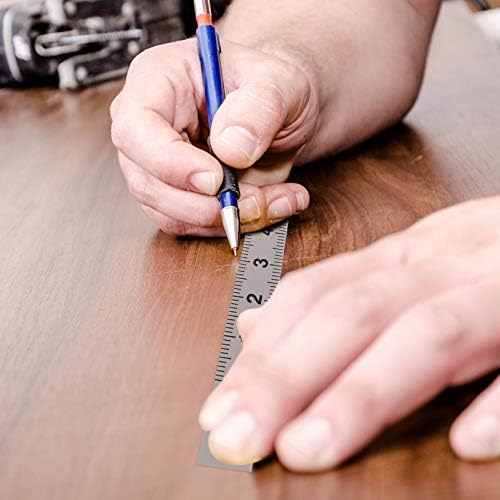iplusmile Stainless Steel Ruler Self Adhesive Tape Measure - 1M Steel Metric Measuring Tape - Sticky Measuring Ruler for Sewing Measuring Woodworking(Left to Right) Metal Tape