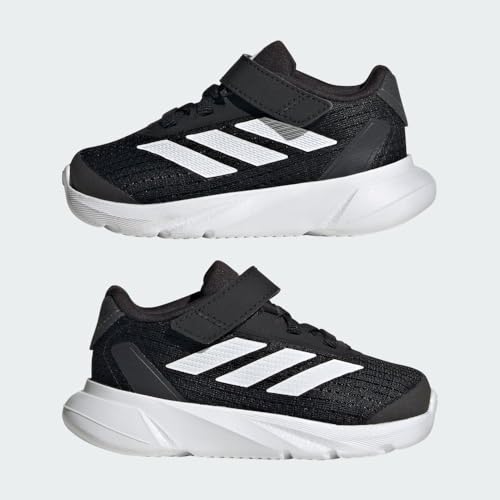 Adidas Unisex-Child Duramo SL Elastic Lace Core Black/White/Carbon 12 by adidas - Image 9