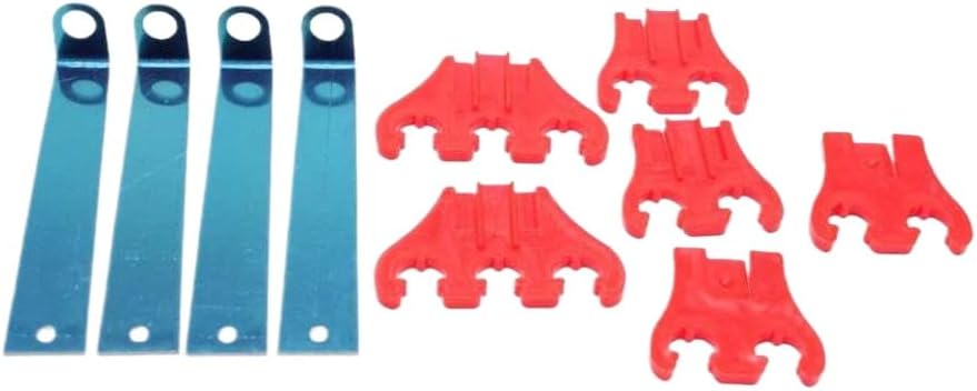 Ignition Wire Loom Kit 4 Pieces With 7 Mm 8 Mm 9 Mm Separators Compatible With Automotive And Power(Blue)