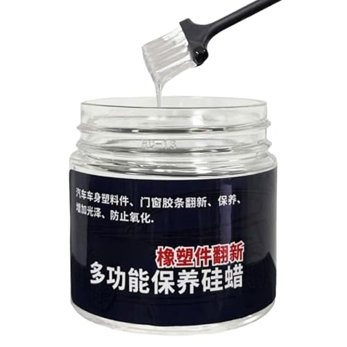 Rubber Strip Restorer – Car Trim Wax, Silicone Lubricant | Renovation and Protection Solution for Automotive Rubber Parts, Prevents Drying and Brittleness, Maintenance Tool for Vehicle Upkeep