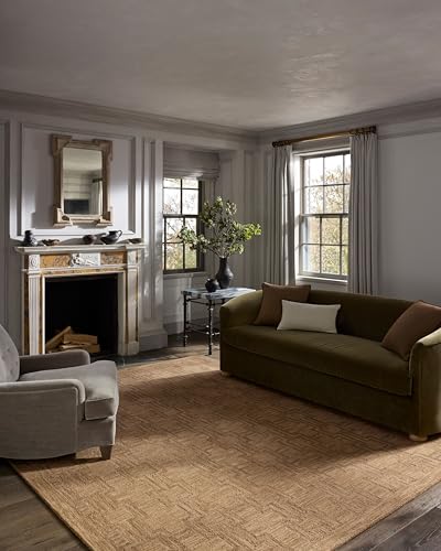 Loloi Jeremiah Brent Barrow Collection BAR-02 Camel/Brown 9'-3" x 13' Area Rug