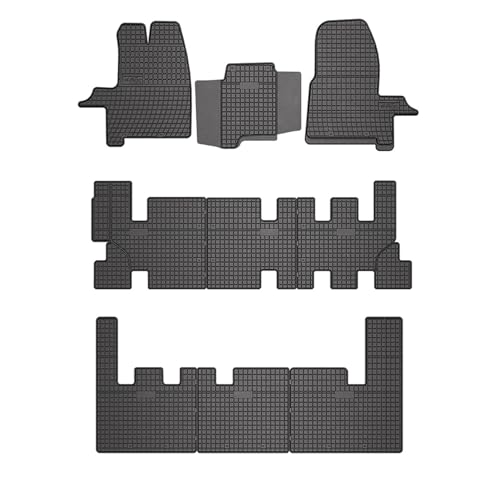 Fußmatten Automatten kompatibel mit Ford Transit Custom 2012-2021 OMAC Antirutsch Gummimatten 3D...