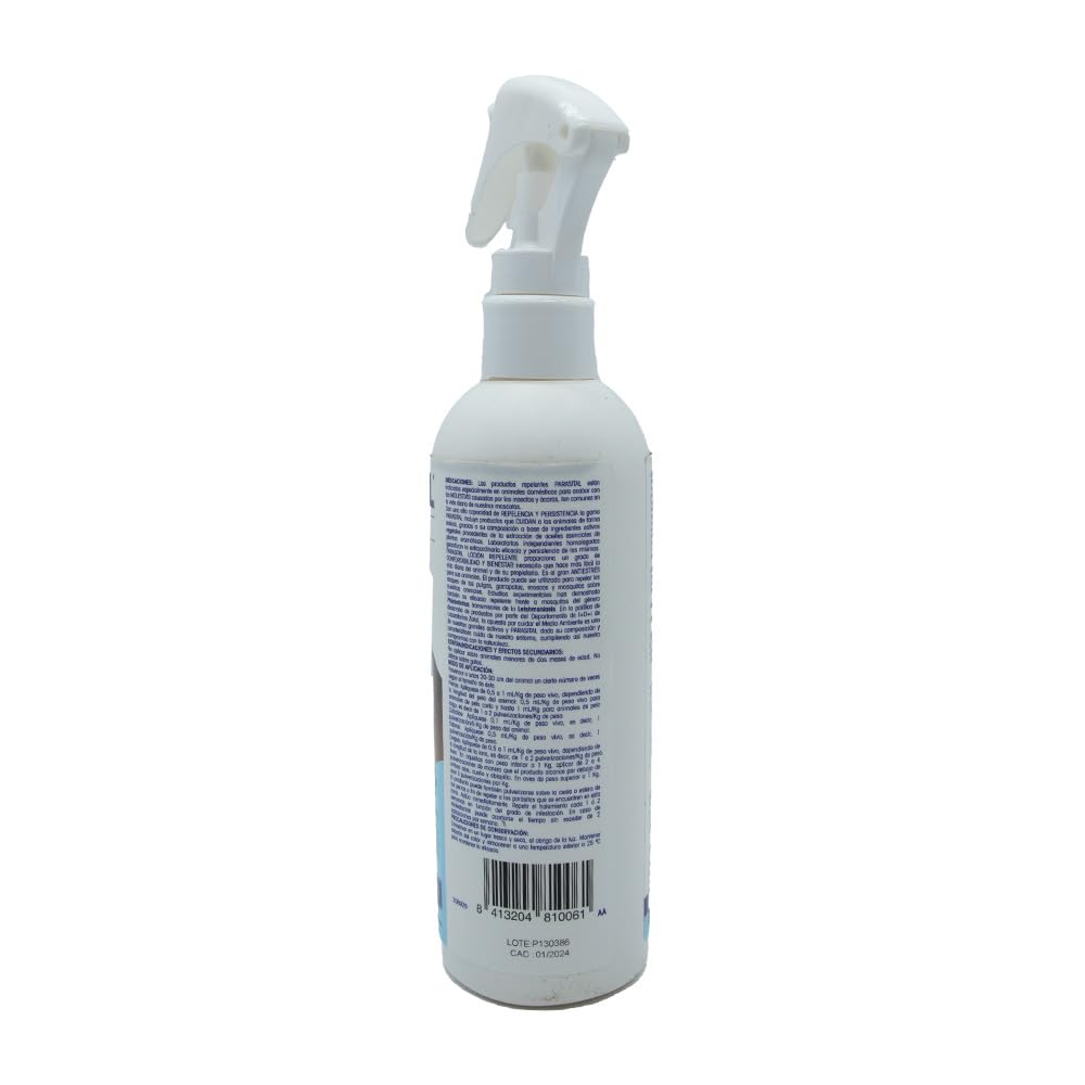 Zotal PARASITAL® Loción Repelente en Spray | Antiparasitario Externo destinado a Perros, Animales de compañía y équidos | Pack de 250 ml + 400 ml | Ingredientes Activos Naturales | Marca