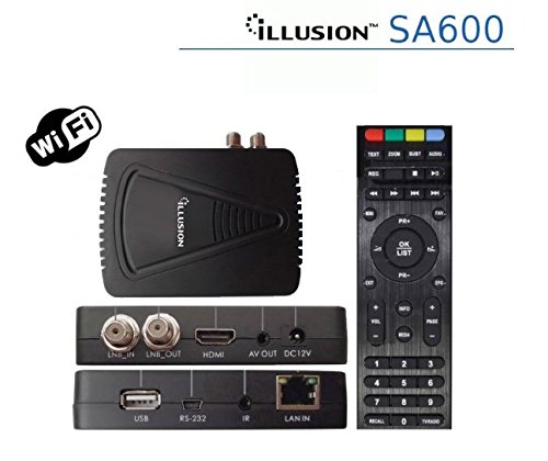 Illusion - Sa600 con conexión ethernet y WiFi, Alta definición (HD)