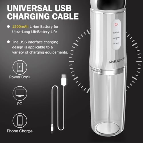 Makjuns Water-Flosser-Cordless-Teeth-Cleaner Makjuns Water Dental Flosser With 3 Modes 4 Jets Rechargeable Dental Oral Irrigator For Home Travel thumb #6