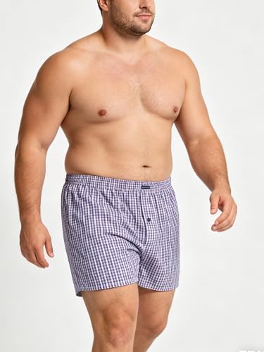 Calzoncillos bóxer de algodón holgados VANEVER contra las rozaduras y el calor pack de 3 3