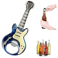 WHC abridor de cerveza divertido guitarra magnético abridor de
