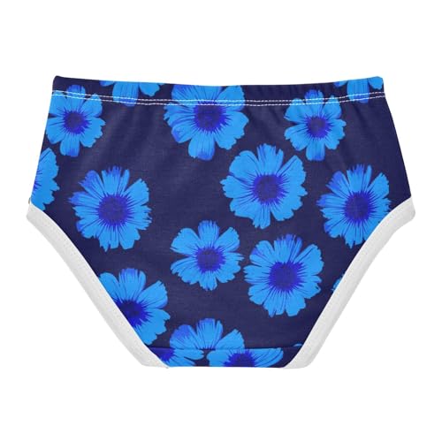 Girls' Underwear Flowers Floral Blue Toddle Brief Panties 23029932