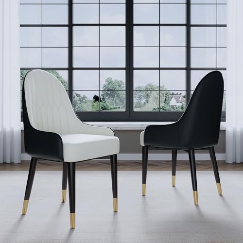 AF ARTISAN FURNITURE Black White Dining Chairs