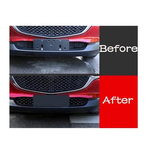 LUOWEINA Car Front Lower Grille, Fit For Mazda, CX30 CX-30 2020-2021 Bumper Grille Cover Decoration Przednia osłona zderzaka samochodowego