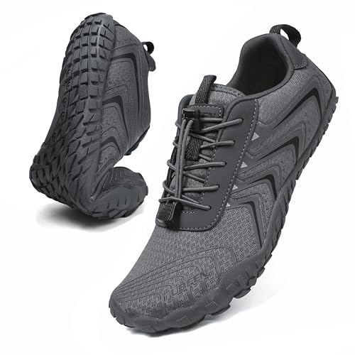 Image of UBFEN Water Shoes for Men Women Quick Dry Swim Aqua Socks | Lightweight Barefoot-style Fit, Rubber Sole, Hiking, Fishing, Kayaking, Beach, Pool, Boating, Diving And Water-to-land Wear