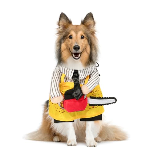 NACOCO Halloween Dog Chainsaw Costume