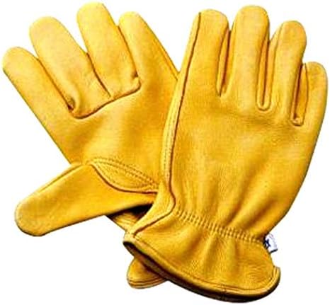 Paypayフリマ ナパnapa鹿革ディアスキングローブ ゴールドl レザーグローブ 革手袋 バイク