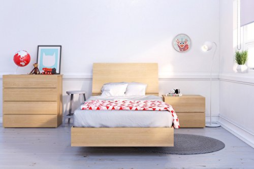 Nexera 4-Drawer Chest, Natural Maple #TOP3