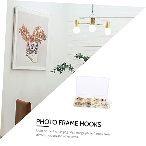 Image of 1set Economic Picture Hanging Kit Wall Hangers Picture Hooks for Photos Frames Hooks Home Decor