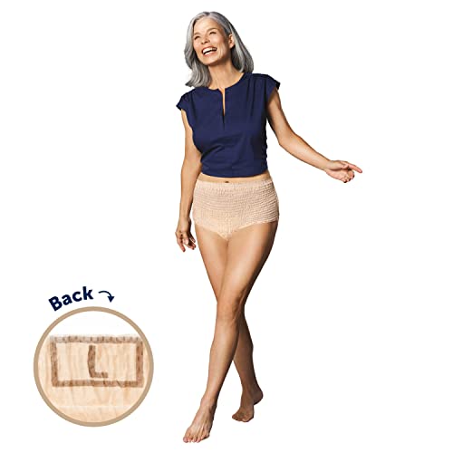 Fitright Fresh Start Urinary And Postpartum Incontinence Underwear For Women, Small, Beige, Maximum Absorbency, With The Odor-Control Power Of Arm & Hammer Baking Soda (12 Count, Pack Of 4) #TOP6