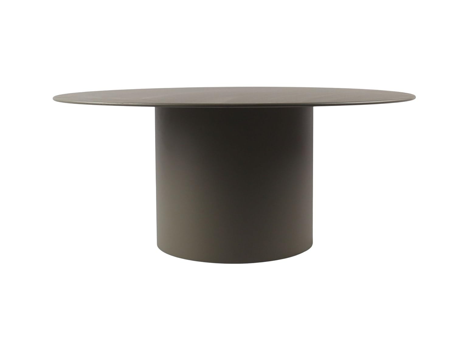 Venta-única - Mesa baja de metal - Caqui - JOVENIA