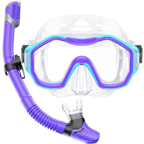 Tuba pour enfants et masque 180° pour les vacances de plongée à la mer