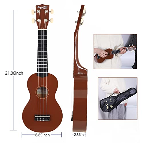 Strong Wind Ukulélé soprano en tilleul de 53,3 cm pour débutants, quatre cordes, ukulélé hawaïen pour adultes et… - Les Beatles, Paul McCartney, John Lennon, RIngo Starr, George Harrison Strong Wind Ukulélé soprano en tilleul de 53,3 cm pour débutants, quatre cordes, ukulélé hawaïen pour adultes et… – Image 4
