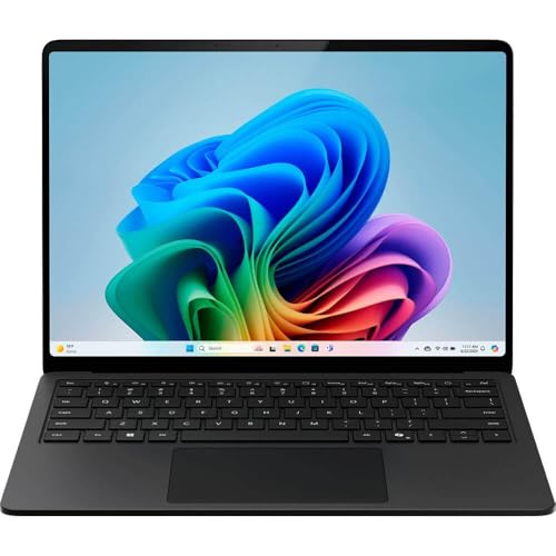 Microsoft Surface Laptop (2024), Windows 11 Copilot+ PC, 13.8' Touchscreen Display, Snapdragon X Elite (12 core), 16GB RAM, 1TB SSD Storage, Black