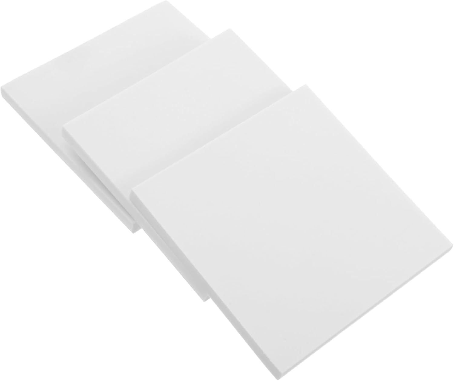 Rubber Carving Blocks for Stamp Making, 3pcs White Beginner Craft Kit