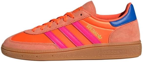 adidas Women's Sorang/Lucpnk/Gum2 Handball Spezial W Solar orangeLucid Pink/Gum 2 10.5 US