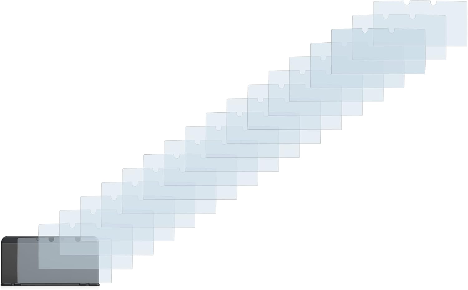 Screen Protector compatible with Nintendo 3DS (housing) Protection Film Clear 18-Pack