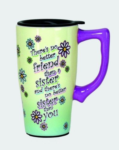 Vaso de viaje cerámico verde 18 oz miniatura 2